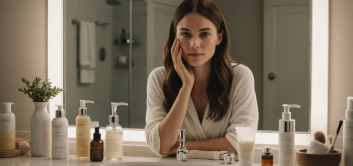 Routine soin de la peau